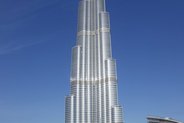 Dubai, United Arab Emirates, View of burj khalifa in dubai city