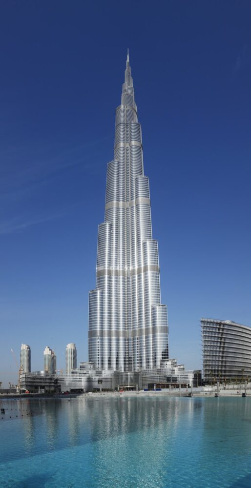 Dubai, United Arab Emirates, View of burj khalifa in dubai city